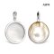 Approx. 23.0 mm x 24.0 mm, South Sea Mabe Pearl, Solitaire Pearl Pendant