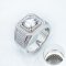 (GRA) 3.0 ct., Moissanite, Round Brilliant