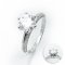 (GRA) 2.0 ct., Moissanite, Round Brilliant