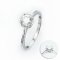 (GRA) 1.0 ct., Moissanite, Round Brilliant