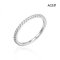 S925, Moissanite, Eternity Ring