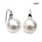 Approx. 10.0 mm, White South Sea Pearl, Fish Hooks Pearl Earrings
