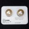 13.02 and 13.02 mm, Gold South Sea Pearl, Pair Loose Pearl