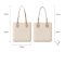 Fungoofun Fashion Tote Bag กระเป๋าสะพายไหล่ 3 มิติ มีหูหิ้วสายหนังและสายผ้าฝ้าย พร้อมกระเป๋าด้านในแบบถอดได้