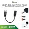 Gizmo หางหนู สายแปลง เชื่อมต่อ TYPE C to Aux Audio 3.5 mm สำหรับหูฟัง และชาร์จ GA-011