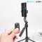 Devia ไม้เซลฟี่อัจฉริยะระบบติดตาม AI Face Tracking Selfie-Stick+Streaming Stand Black
