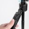 Devia ไม้เซลฟี่อัจฉริยะระบบติดตาม AI Face Tracking Selfie-Stick+Streaming Stand Black