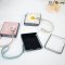 DuxDucis Luvy Series Case for Samsung Z Flip7 Love Edition เคสหนังกันกระแทกพร้อมห่วงและสายคล้องมือ
