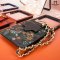 Molan Cano Paisley Card Case Flip 7 เคสหนังลายดอกไม้พร้อมสายคล้องมือ และช่องใส่บัตร