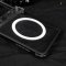 Molan Cano for Samsung Z Flip7 Magsafe Metal Black เคสใสซัมซุง ขอบดำกันกระแทก รองรับชาร์จไร้สาย