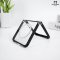 Molan Cano for Samsung Z Flip7 Magsafe Metal Black เคสใสซัมซุง ขอบดำกันกระแทก รองรับชาร์จไร้สาย