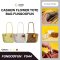 Fungoofun Cashew Nut Tote Bag กระเป๋าสะพายไหล่ พร้อมกระเป๋าด้านในแบบถอดได้ รุ่น F544