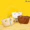 Fungoofun Cashew Nut Tote Bag F544 กระเป๋าสะพายไหล่ พร้อมกระเป๋าด้านในแบบถอดได้