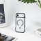 Gizmo Fusion Matte Dark Grey MagSafe เคสกันกระแทกขอบดำ สำหรับ iPhone 17