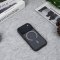 Gizmo Fusion Matte Dark Grey MagSafe เคสกันกระแทกขอบดำ สำหรับ iPhone 17