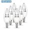 หลอด LED  Candle Bulb  5W  E14 Warm white  (ทรงดอกบัว ใส)