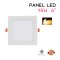 โคมไฟ LED panel 15W สี่เหลี่ยม ฝังฝ้า ขอบขาว Warm White (6 นิ้ว)