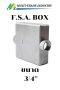 กล่องพักสายไฟ F.S.A. BOX 3/4"
