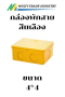กล่องพักสาย สีเหลือง
