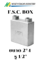 FSC BOX กล่องพักสายไฟ