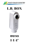 L.B. BOX กล่องพักสายไฟ