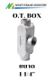 O.T. BOX กล่องพักสายไฟ