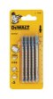 DEWALT รุ่น DT2163-QZ ใบเลื่อยจิ๊กซอว์ ยาว 100 มม. สำหรับตัดอะลูมิเนียม