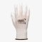 YAMADA รุ่น 8062 ถุงมือโพลีเอสเตอร์เคลือบ PU 8" (ขอบสีน้ำตาล) SPWPYD8062