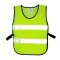 YAMADA รุ่น GR-6045U เสื้อจราจรตาข่าย สีเขียวแถบสีเงิน SPTCTTGR6045U