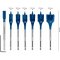 BOSCH รุ่น Expert SelfCut Speed Pack ดอกเจาะไม้ใบพาย 6 ชิ้น (16-32มม.) + ก้านต่อ 2608900334
