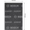 BOSCH รุ่น (P220-280) - 20 Pcs. : EXPERT แผ่นใยขัดเทา 6"x9" รหัส 2608901213