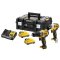 DEWALT รุ่น DCK2111L2T-QW ชุด COMBO 12V DCD706+DCF801 สว่านกระแทก ไร้สาย 12V พร้อมแบต2ก้อน+แท่นชาร์ต DCB115 18V  DCK2111L2T-QW