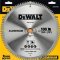 Dewalt รุ่น DWA102100A  ใบเลื่อยวงเดือน 100T ขนาด 250 มม. x 25.4 มม. สำหรับอลูมิเนียม