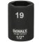 Dewalt รุ่น DT7537-QZ ลูกบ๊อกซ์ 6 เหลี่ยม แกน 1/2 นิ้ว ขนาด 19 มม.