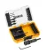 DEWALT รุ่น DT70779T-QZ ชุดดอกไขควงดอกสว่าน พร้อมก้านต่อสลับงานขันและงานเจาะ 15 ชิ้น