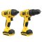 STANLEY รุ่น SCHI121S2FK-B1 ชุดสว่านกระแทกพร้อมไขควงกระแทกไร้สาย 12V  (รวมแบต 1.5 Ah x 2)