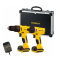 STANLEY รุ่น SCHI121S2FK-B1 ชุดสว่านกระแทกพร้อมไขควงกระแทกไร้สาย 12V  (รวมแบต 1.5 Ah x 2)