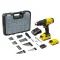 STANLEY รุ่น SCD711D2KA-B1 สว่านกระแทกไร้สาย 20V แบตเตอรี่ 2.0Ah พร้อมชุดดอกสว่าน 100 ชิ้น