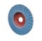 SUMO รุ่น ABFDSMHB40ST100 ใบเจียรผ้าทรายซ้อน 4" No.100 หลังแข็ง Turbo ฝาเหล็ก