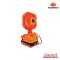 PUMPKIN พัดลม 5 นิ้ว พร้อมไฟ แบบพับเก็บได้ พร้อมแบตเตอรี่และแท่นชาร์จ (50610) รุ่น INF-50FL2