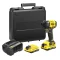 STANLEY รุ่น SBI810D2K-B1  ไขควงกระแทกไร้สาย ไร้แปรงถ่าน 20 โวลท์ พร้อมแบตเตอรี่ 2.0Ah