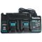 MAKITA รุ่น DC40RB แท่นชาร์จแบตเตอรี่ 40V max XGT จำนวนพอร์ตชาร์จ 2