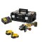 DEWALT รุ่น DCG405P2-B1 เครื่องเจียรไร้สาย ไร้แปรงถ่าน 20V Max 4 นิ้ว (100มม.) พร้อมแบตเตอรี่ 5.0Ah*2 พร้อมกล่อง TSTAK