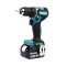 MAKITA รุ่น DDF487RFJ ชุดเซ็ท สว่านไร้สาย 18V 3Ah x2, DC18RC, Makpac (Type 3) N-M 40/25 BL motor