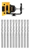 DEWALT รุ่น DWAPP18010 ดอกตัดฝ้าปลายนำร่อง 1/8″ แพ็ค 10 ดอก สำหรับเครื่องฉลุฝ้า DCE555