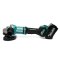 MAKITA รุ่น GA037GT201  ชุดเซ็ทเครื่องเจียไร้สาย 40 Vmax ขนาด 7 นิ้ว ความเร็วรอบตัวเปล่า 7,800 รอบ/นาที 40V 5Ah (F) x2, DC40RA