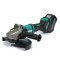 MAKITA รุ่น GA038GT201 ชุดเซ็ทเครื่องเจียไร้สาย 40 Vmax ขนาด 9 นิ้ว ความเร็วรอบตัวเปล่า 6,600 รอบ/นาที 40V 5Ah (F) x2, DC40RA