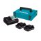 MAKITA รุ่น MKP1WY122 ชุดเซ็ท แบตเตอรี่และแท่นชาร์จ BL1016B x2, DC10WD x1, MAKPAC TYPE 1