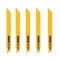 DEWALT รุ่น DW4821 ใบเลื่อยชัก ยาว 8 นิ้ว สำหรับตัดเหล็ก (แพ็ก 5 ใบ)