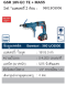 Bosch รุ่น GSR 18V-EC TE + MA55 Brushless  สว่านขันสกรู 18 V แบตเตอรี่ขนาด4.0 Ah 2 ก้อน  (06019C8006)